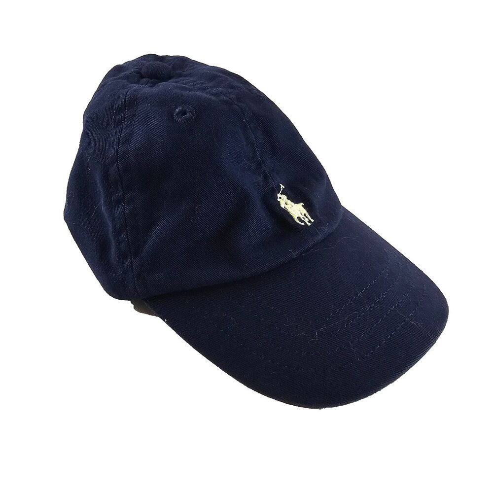 Polo Ralph Lauren Kids Hat Navy Pony Logo Adjustable Baseball Cap 12M-24M